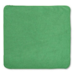 Rubbermaid Commercial 16 in. x 16 in. Microfiber Cleaning Cloths - Green (24/Pack)