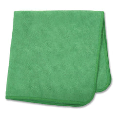 Rubbermaid Commercial 16 in. x 16 in. Microfiber Cleaning Cloths - Green (24/Pack)
