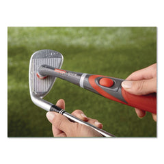 Rubbermaid Multi-Purpose Cordless Battery Power Scrubber Red/White Nylon Bristles 12.68-in Brush 7-in Red/Black Handle