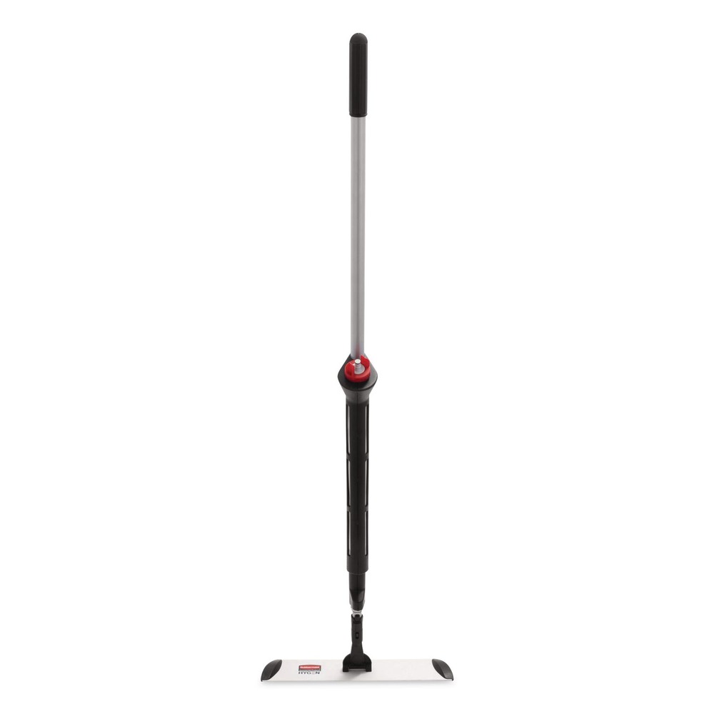 Rubbermaid Commercial HYGEN Pulse 17 in. x 52 in. Microfiber Spray Mop System - Black