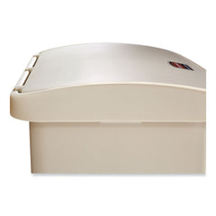 Rubbermaid Commercial Streamline 8-Gallon Resin Front Step Style Step-On Container - Beige
