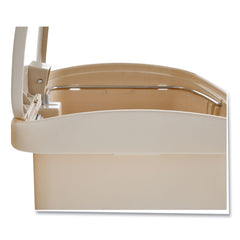Rubbermaid Commercial Streamline 8-Gallon Resin Front Step Style Step-On Container - Beige