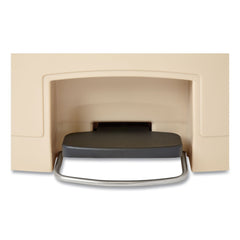 Rubbermaid Commercial Streamline 24-Gallon Resin Front Step Style Step-On Container - Beige