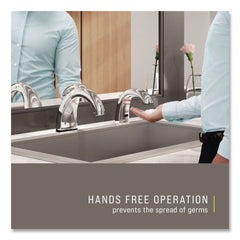 Rubbermaid Commercial 1938171 11 in. x 14 in. x 3.5 in. Touch Free, Foam One Shot Soap Dispenser - Chrome