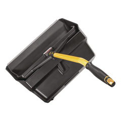 Rubbermaid Commercial Maximizer 20.44 in. W x 29 in. H Plastic Heavy-Duty Stand Up Debris Pan - Yellow/Black