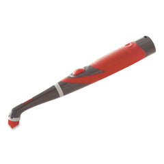 Rubbermaid Reveal Power Scrubber Red/White Nylon Bristles 1.73-in Brush Red Plastic Handle