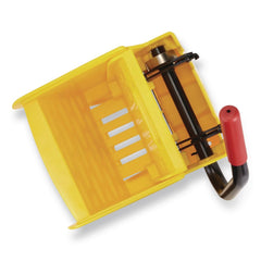 Rubbermaid Commercial WaveBrake 2.0 Plastic Side-Press Wringer - Yellow