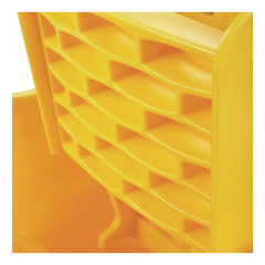 Rubbermaid Commercial WaveBrake 2.0 Plastic Side-Press Wringer - Yellow