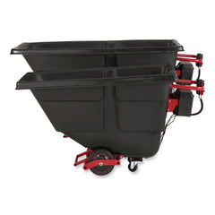 Rubbermaid Commercial 202 gal 1000 lb Capacity Plastic Motorized Roto Tilt Truck - Black