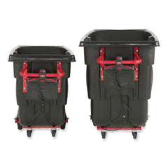 Rubbermaid Commercial 202 gal 1000 lb Capacity Plastic Motorized Roto Tilt Truck - Black