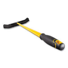 Rubbermaid Commercial Maximizer 24 in. Polypropylene Bristles Push-to-Center Broom - Yellow/Black