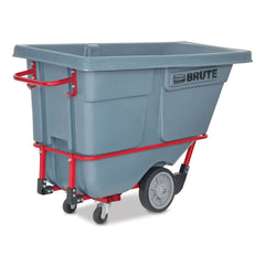 Rubbermaid Commercial 0.5 cu yd BRUTE DURATILT Frame Tilt Truck Heavy Duty 1400 lb Capacity Gray