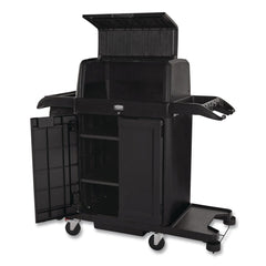 Rubbermaid Commercial Locking Security Hood for Housekeeping Carts - Black