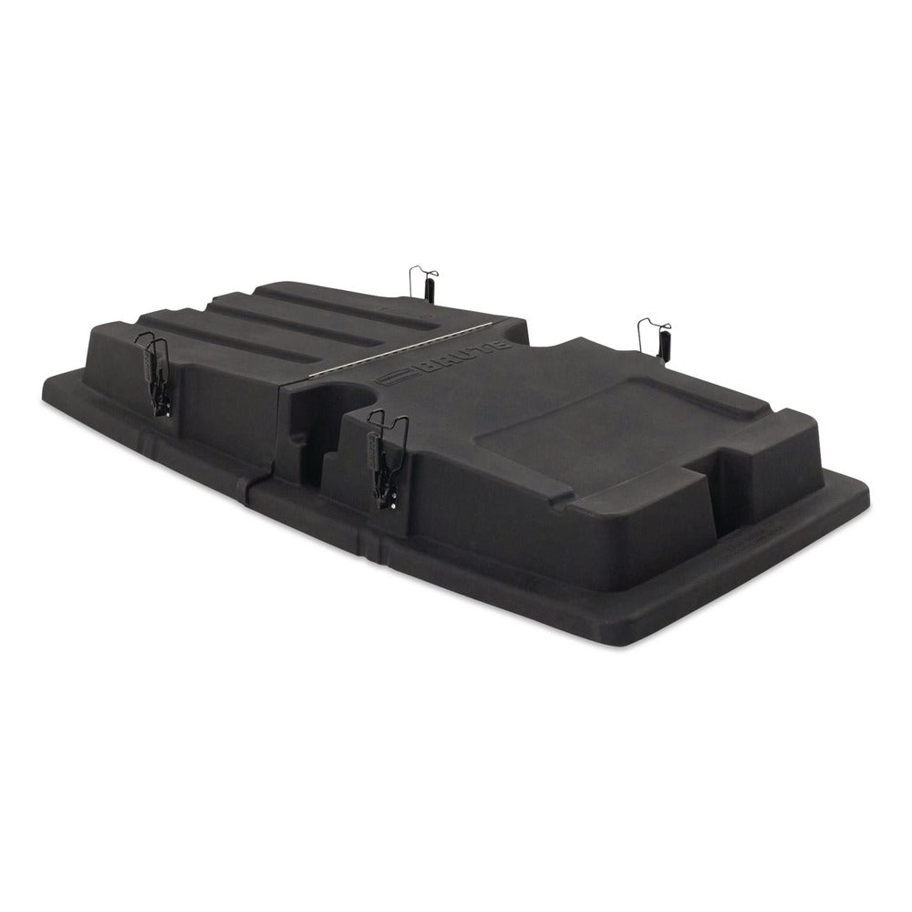 Rubbermaid Commercial BRUTE 35.01 in. x 70.7 in. x 9.5 in. Rotomolded Tilt Truck Lid - Black