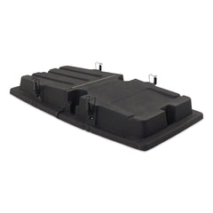 Rubbermaid Commercial BRUTE 35.01 in. x 70.7 in. x 9.5 in. Rotomolded Tilt Truck Lid - Black