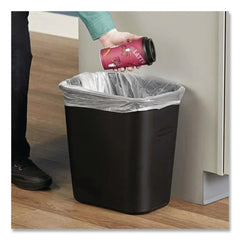 Rubbermaid Commercial FG254300BLA 7 gal. Fiberglass Wastebasket - Black