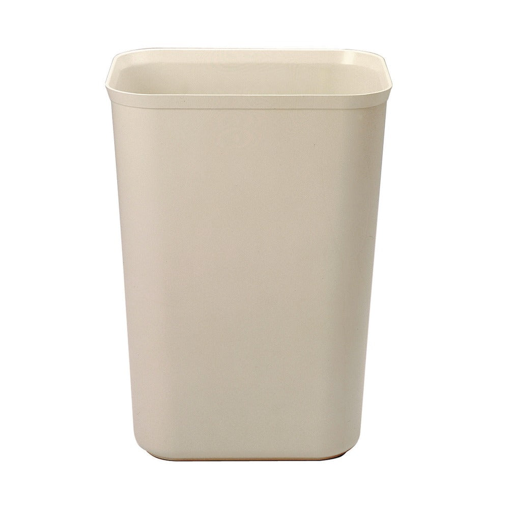 Rubbermaid Commercial 10 Gallon Fiberglass Wastebasket - Beige