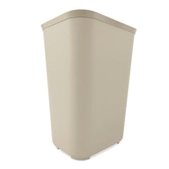Rubbermaid Commercial 10 Gallon Fiberglass Wastebasket - Beige
