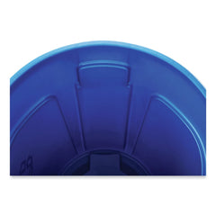Rubbermaid Commercial Brute 32 Gallon Polyethylene Recycling Container - Blue