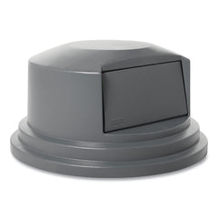 Rubbermaid Commercial BRUTE 27.55 in. Dome Top Lid for 55-Gallon Round Containers - Gray
