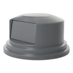 Rubbermaid Commercial BRUTE 27.55 in. Dome Top Lid for 55-Gallon Round Containers - Gray
