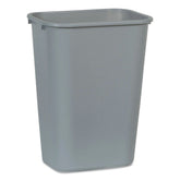Rubbermaid Commercial 10.25-Gallon Rectangular Deskside Wastebasket - Gray