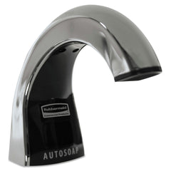 Rubbermaid Commercial TC OneShot 1600 mL 6.8 in. x 9.8 in. x 13.8 in. Dispenser - Polished Chrome/Black