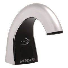 Rubbermaid Commercial TC OneShot 1600 mL 6.8 in. x 9.8 in. x 13.8 in. Dispenser - Polished Chrome/Black