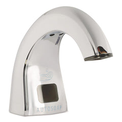Rubbermaid Commercial One Shot 1.9 in. x 5.5 in. x 4 in. Touch Free Liquid Soap Dispenser - Polished Chrome