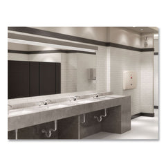 Rubbermaid Commercial One Shot 1.9 in. x 5.5 in. x 4 in. Touch Free Liquid Soap Dispenser - Polished Chrome