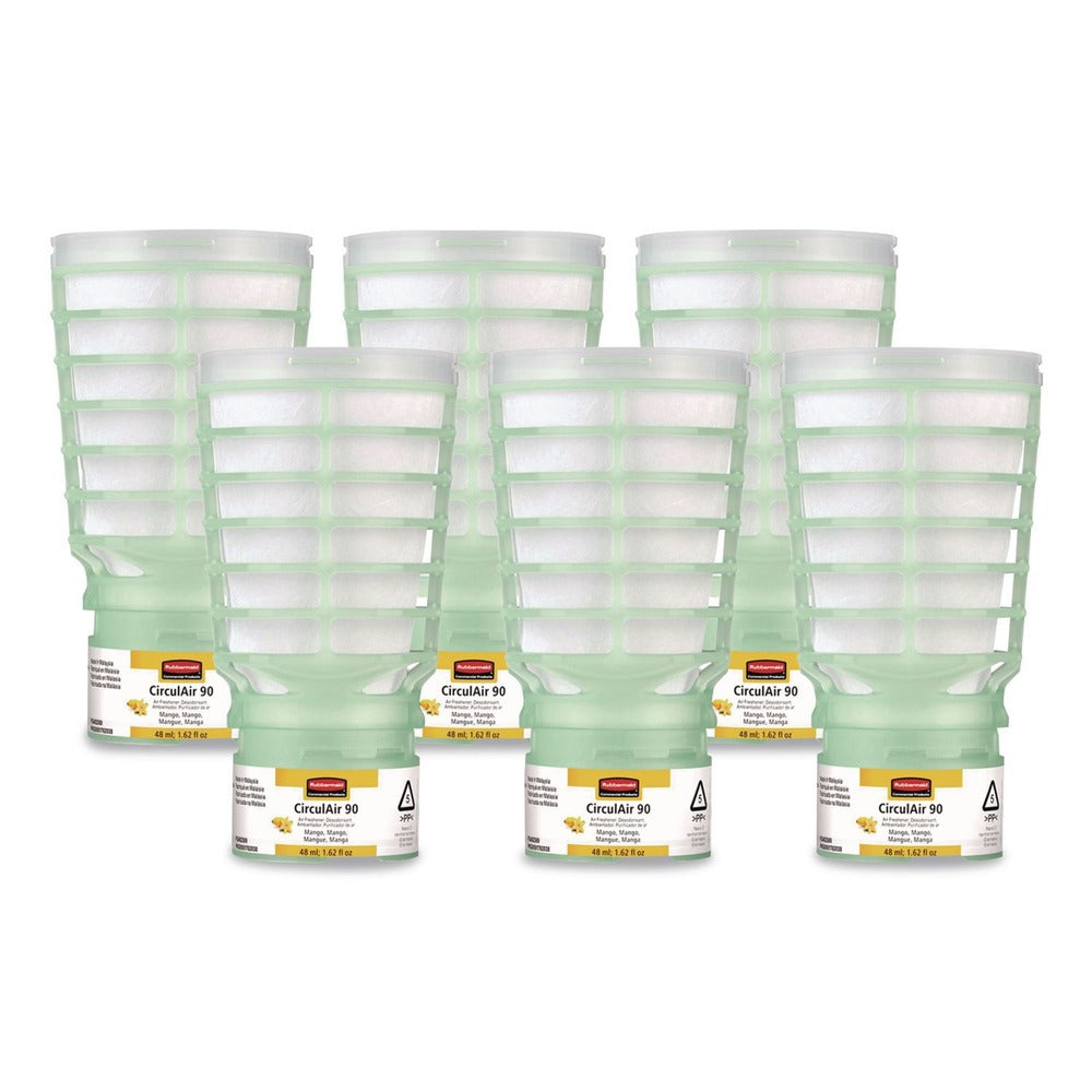 Rubbermaid Commercial TCell 48 mL Microtrans Odor Neutralizer Refill - Mango Blossom (6/Carton)