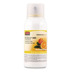 Rubbermaid Commercial Microburst 3000 2 oz. Aerosol Spray Refill - Mandarin Orange (12/Carton)
