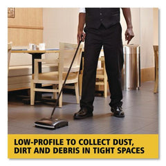 Rubbermaid Commercial 44 in. Handle Floor and Carpet Sweeper - Black/Gray