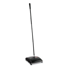 Rubbermaid Commercial 44 in. Steel/Plastic Handle Dual Action Sweeper - Black/Yellow