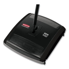 Rubbermaid Commercial 44 in. Handle Brushless Mechanical Sweeper - Black/Yellow