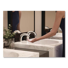 Rubbermaid Commercial FG4870465 One Shot 1.9 in. x 5.5 in. x 4 in. Touch Free Foam Soap Dispenser - Polished Chrome