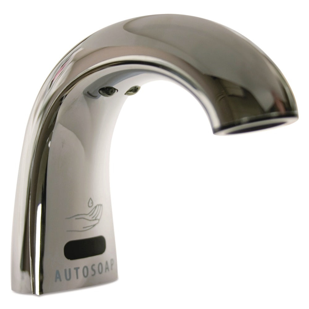 Rubbermaid Commercial FG4870465 One Shot 1.9 in. x 5.5 in. x 4 in. Touch Free Foam Soap Dispenser - Polished Chrome