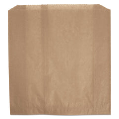 Rubbermaid Commercial 2.75 in. x 8.5 in. Waxed Napkin Receptacle Liners - Brown (250/Carton)
