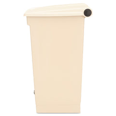Rubbermaid Commercial 23 Gallon Polyethylene Step-On Receptacle - Beige