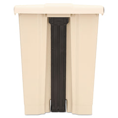 Rubbermaid Commercial 23 Gallon Polyethylene Step-On Receptacle - Beige