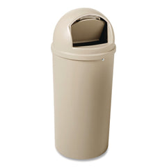Rubbermaid Commercial 15 gal. Marshal Classic Plastic Container - Beige