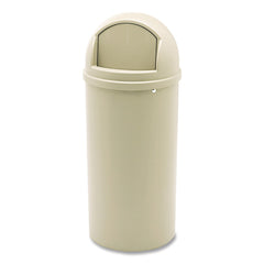 Rubbermaid Commercial 15 gal. Marshal Classic Plastic Container - Beige