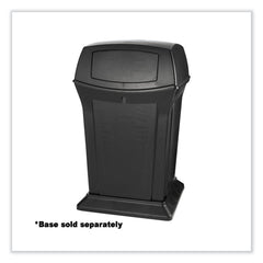 Rubbermaid Commercial Ranger 45-Gallon Fire-Safe Structural Foam Container - Black