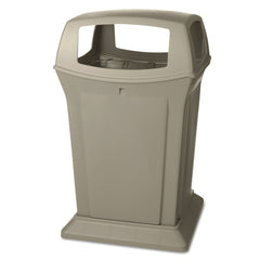 Rubbermaid Commercial Ranger 45-Gallon Fire-Safe Structural Foam Open-Style Container - Beige