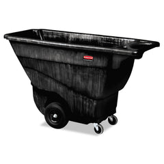 Rubbermaid Commercial 101-Gallon Structural Foam Tilt Truck with 850-lb. Capacity - Black