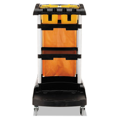 Rubbermaid Commercial High Capacity Cleaning Cart - Black