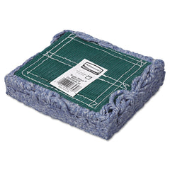Rubbermaid Commercial Super Stitch Blend Cotton/Synthetic Mop Head - Medium, Blue (6/Carton)