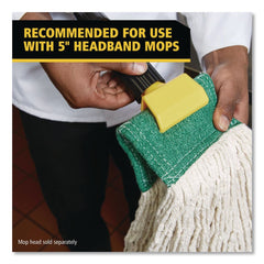 Rubbermaid Commercial 1 in. x 60 in. Fiberglass Gripper Mop Handle - Gray/Yellow