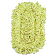 Rubbermaid Commercial 12 in. x 5 in. Trapper Looped-End Dust Mop Head - Yellow (12/Carton)