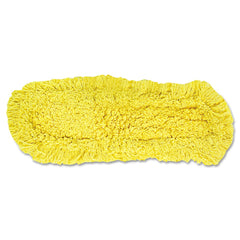 Rubbermaid Commercial 24 in. Trapper Commercial Looped-End Launderable Dust Mop - Yellow